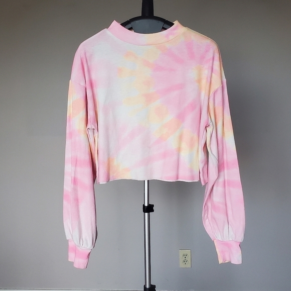 Beach Riot Ava Sweatshirt Sunrise Tie Dye Size S - Picture 9 of 9